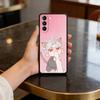 Sylus Love And Deep Space Phone Case For Samsung S25,24,23,22,30,21,10,9,Ultra,Plus,Lite,FE,4,5 G Soft Black Case