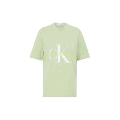 Logo Print Crew Neck T-Shirt Women Tops Teal J218885-L99