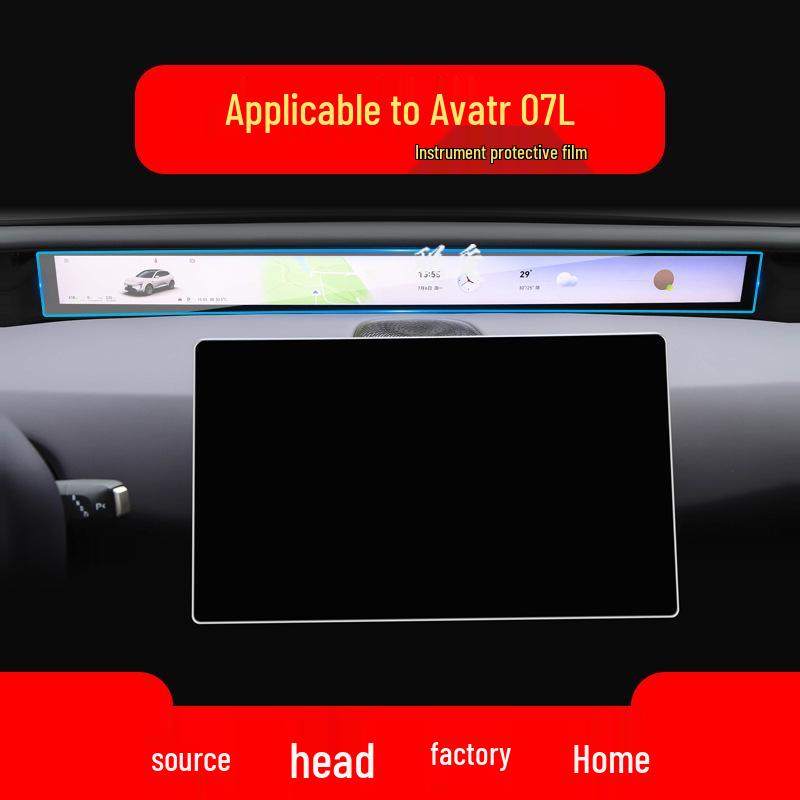 Set of 25 Tempered Films for Avatr 11: Navigation Screen, Center Console, Instrument Panel Protection