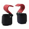 2PCS Pull up Strength Training Device Workout Weightlifting Fitness Hand Grips Lifting Straps Metal Weight Lifting Hooks