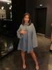 Women's Loose Denim Lapel Dress: Simple, Versatile Fashion