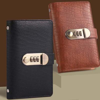 Wallet Storage Budget Binder with Lock With Password Lock Planner Organizer Account Book  Unisex
