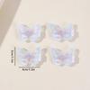 10Pcs Mesh Butterfly Hair Clips Sweet Rhinestone Hairpins Double-layer Giltter Barrette For Girls Kids Hair Accessories