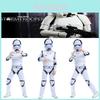 Star Wars Imperial Stormtrooper Cosplay Costume Bodysuit With Eva Mask For Kids Anime Party Gift