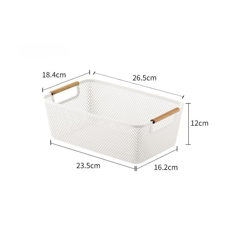 Multi Functional Hollow Storage Basket, Bathroom Bedside Table, Kitchen, Fruit and Vegetable Storage Basket белый