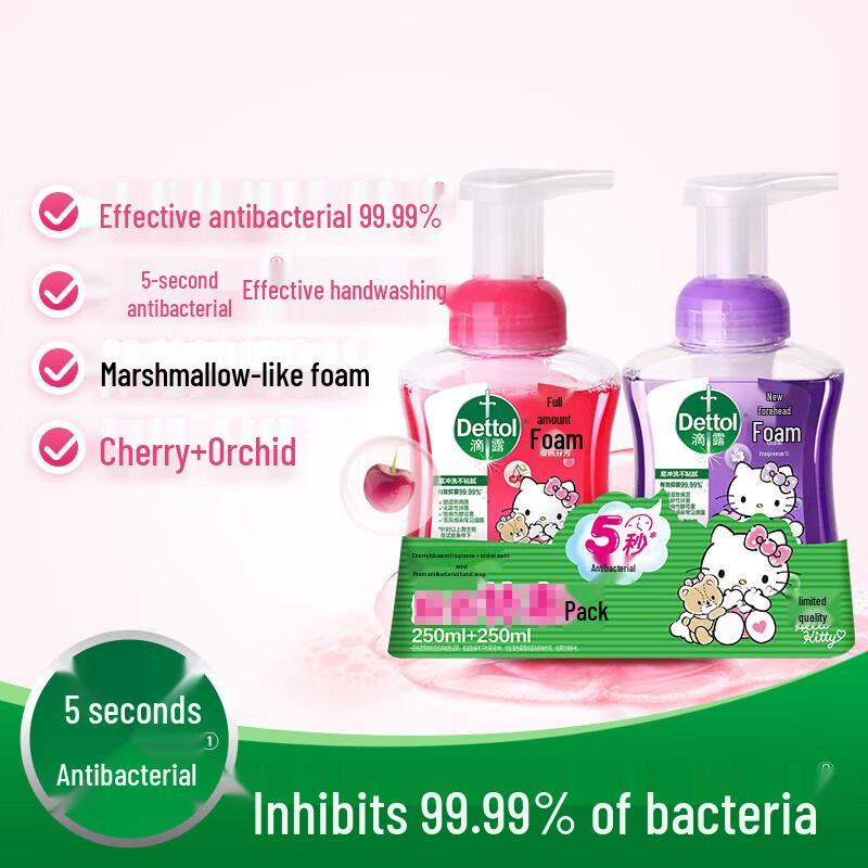 Dettol Hello Kitty Foaming Antibacterial Hand Wash