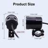 Ygmylandbb Motorcycle Fog Light, LED Auxiliary Light, Motorcycle Fog Lamp, Car Exterior Light, 12