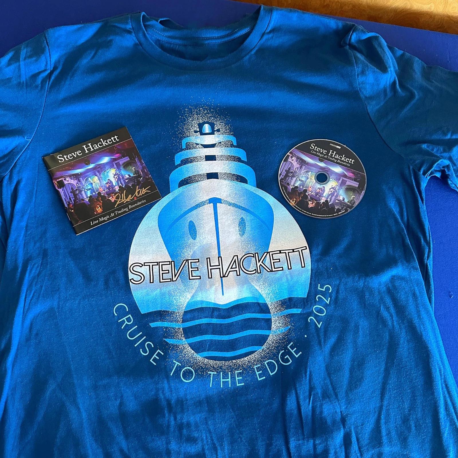 Steve Hackett Cruise to the Edge T-shirt All Size S to 5XL 2F1751 XL