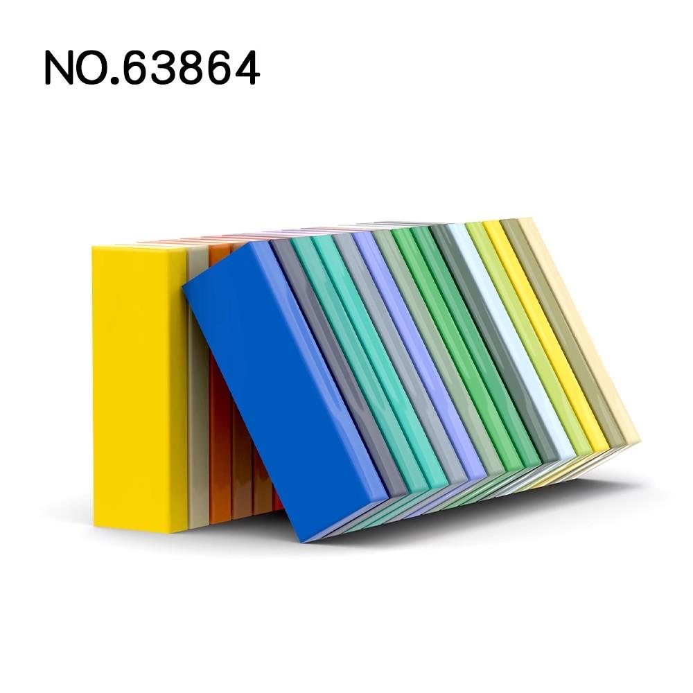 20Pcs MOC Parts 63864 Tile 1 x 3 Compatible Bricks DIY Assmble Building Blocks Particle Kid Puzzle Brain Toy Gift