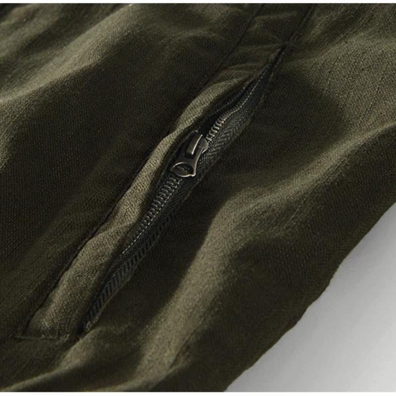 Japanese Retro Style Mens Jackets Solid Color Lapel Collar Business Jacket Spring and Summer Daily Casual Coat Loose Zipper Jacket