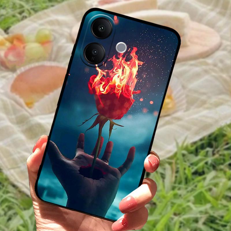 For Vivo V60 Lite 4G 5G 2025 Phone Case Fashion Painting Silicone Soft TPU Casing For VIVO V60Lite Shockproof Back Cover 6.77"