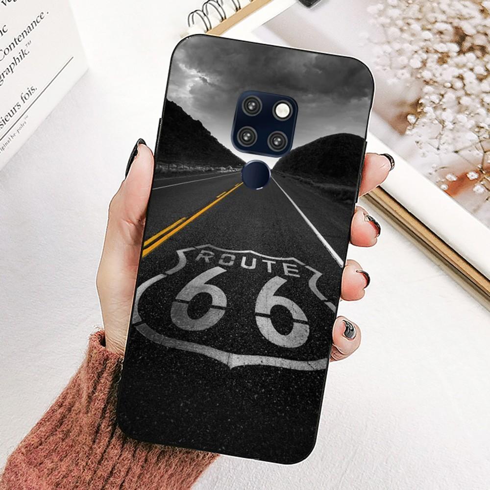 

America Route 66 Phone Case For Huawei Mate 10 20 30 40 50 Lite Pro Nova 3 3i 5 6 SE 7 Pro 7SE Huawei Nova 7se