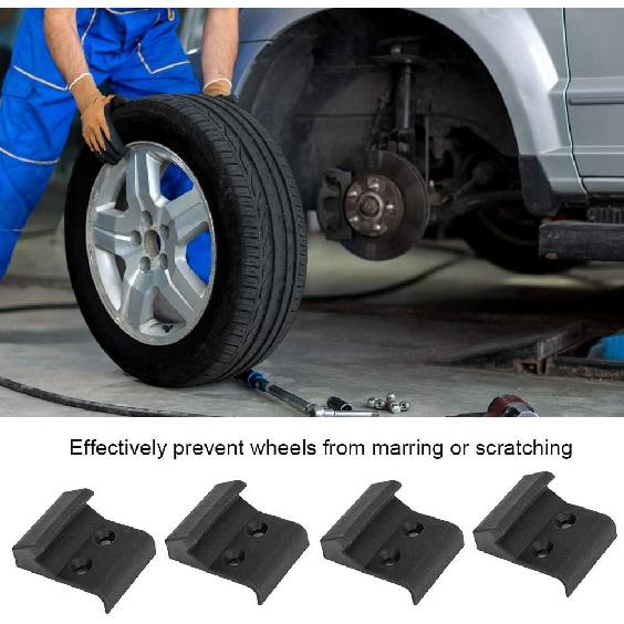 

Jaw Protectors, 4pcs ABS Tire Changer Clamp Cover Jaw Protectors Guard Protective Covers