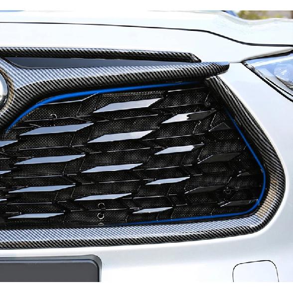 For Toyota Highlander XU70 Kluger 2020 2021 2022 2023 2024 Car Front Grille Insect Screen Modification Part Accessories