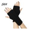 Stylish Fall Layering Sleeves Women Ribbed Wrist Arm Warmers, Stretchy Cable Knitted Fingerless Gloves, Versatile Covers for Driving Soft Warm Mitten,