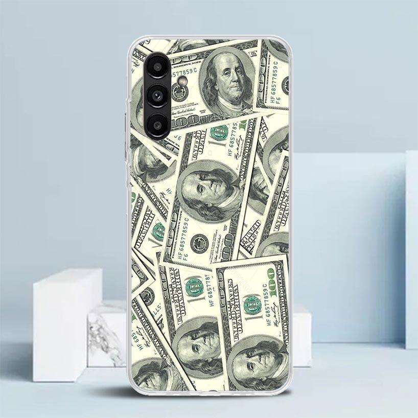 Banknote Dollar Cash Money Phone Case For Samsung Galaxy A17 A37 A57 A16 A15 A14 A13 A56 A55 A54 A53 A36 A35 A34 A33 A26 A25 A24