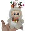 Elk Three Generations Baby Dolls, Trendy Plastic Dolls, Rainbow Fur Teddy Bear Handmade Box, Blind Box