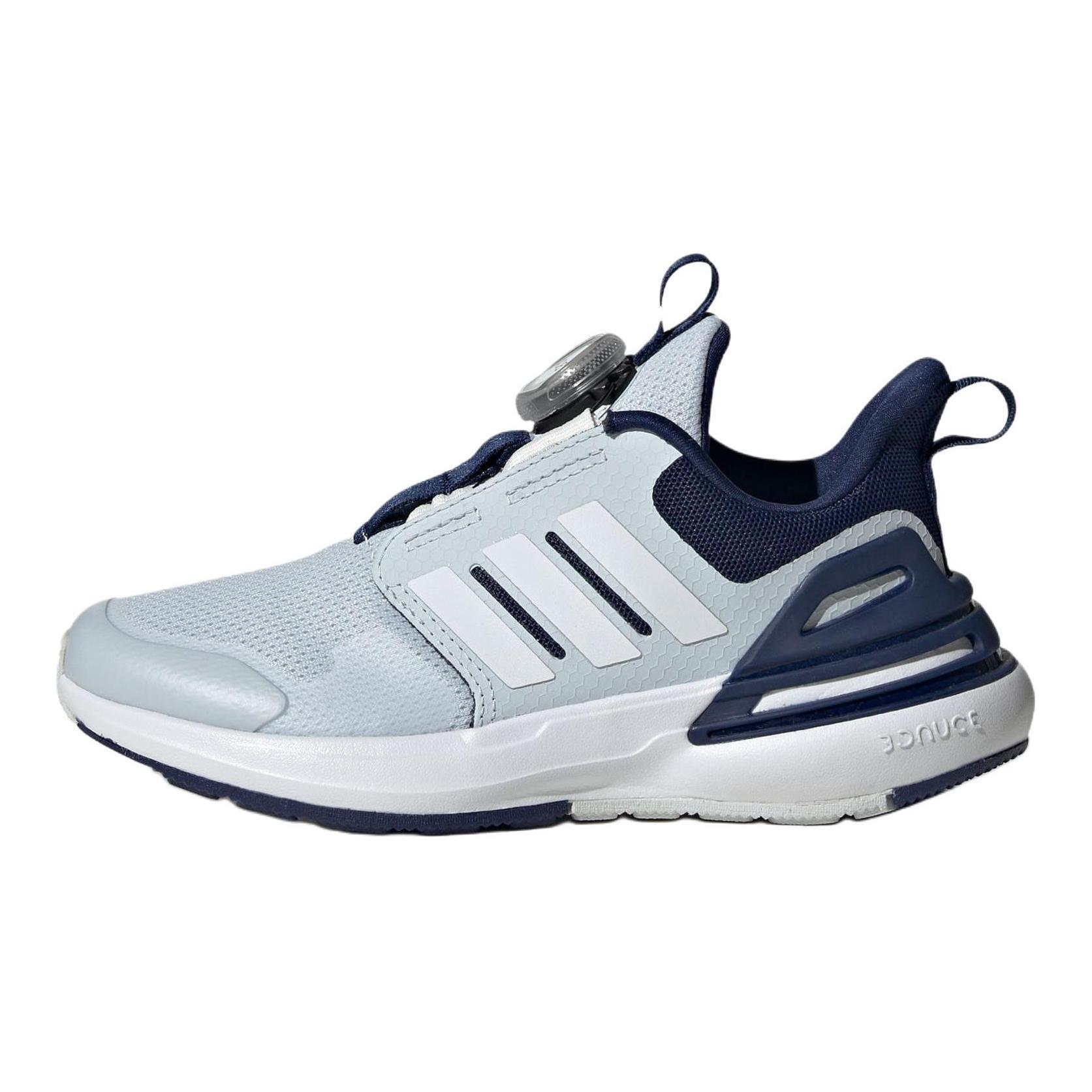 

New Adidas Rapidasport BOA Cushioning Wear-Resistant Kids Lifestyle Shoes White Blue Kids ID3389