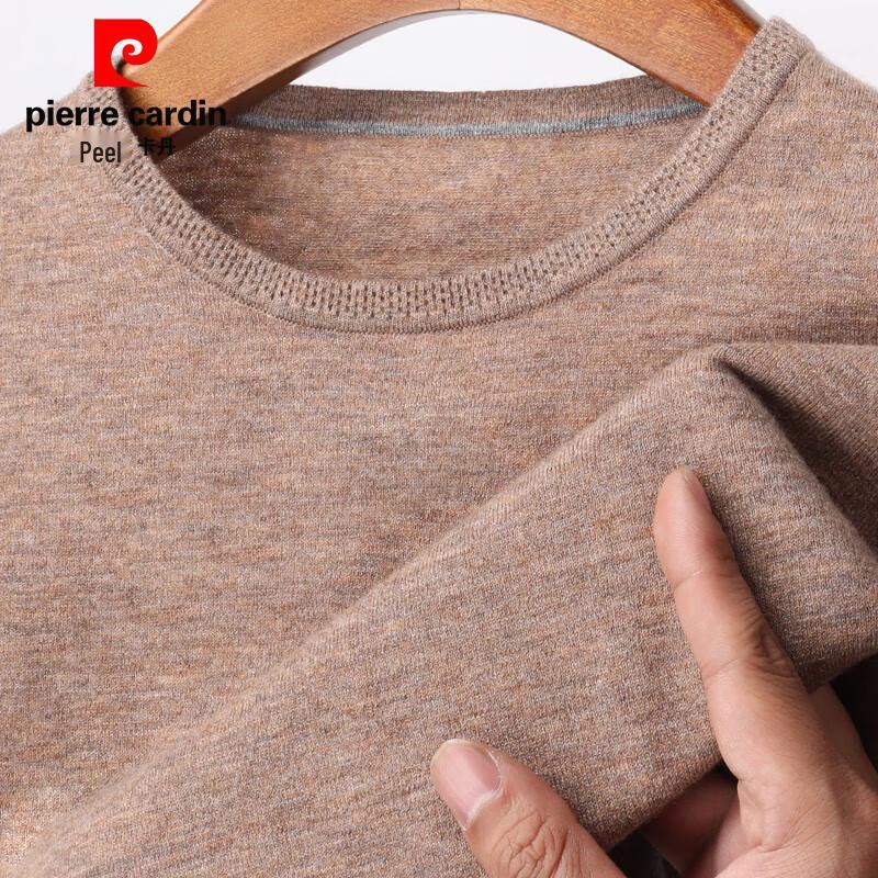 

Pierre Cardin Men s 100% Pure Wool 3/4 Sleeve Round Neck Sweater XL
