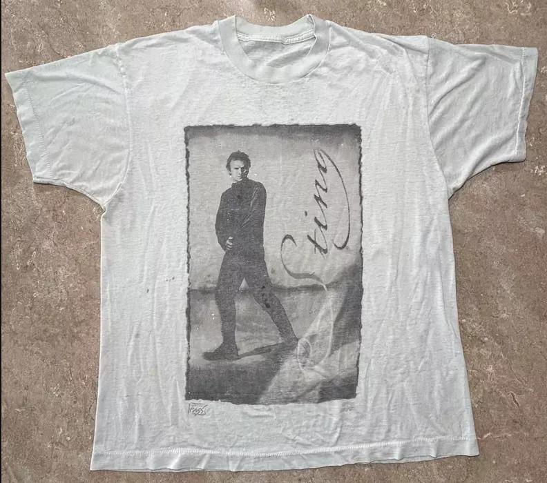 Vintage 90s Sting Concert Tour Reprint T-shirt size S-5XL Unisex T-Shirt XL