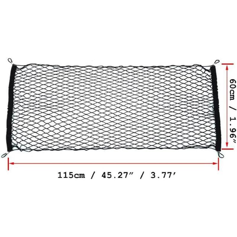 Car Nylon Elastic Mesh Cargo Net Luggage Storage Pocket Organizer Rear Back Cargo Trunk Storage Organizer Car Accessories