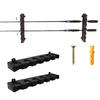 Fishing Rod Holder Organizers Wall Mounted Fishing Rod Rack Store 6 Rods Fishing Rods Holder Garage No Drill Rod Rack