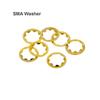 100pcs/lot SMA Screw Nuts/Spacer Washers/Spring Pads Compatible with RP-SMA/SMA Female Bulkhead Jack Wholesales (Color : SMA Screw Nuts, Size :
