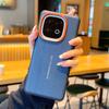 Luxury Cross Texture Leather Design Case For Vivo iQOO Z10 Turbo Plus Pro& Y300 GT Slim Orange Camera Ring Shockproof Case Cover