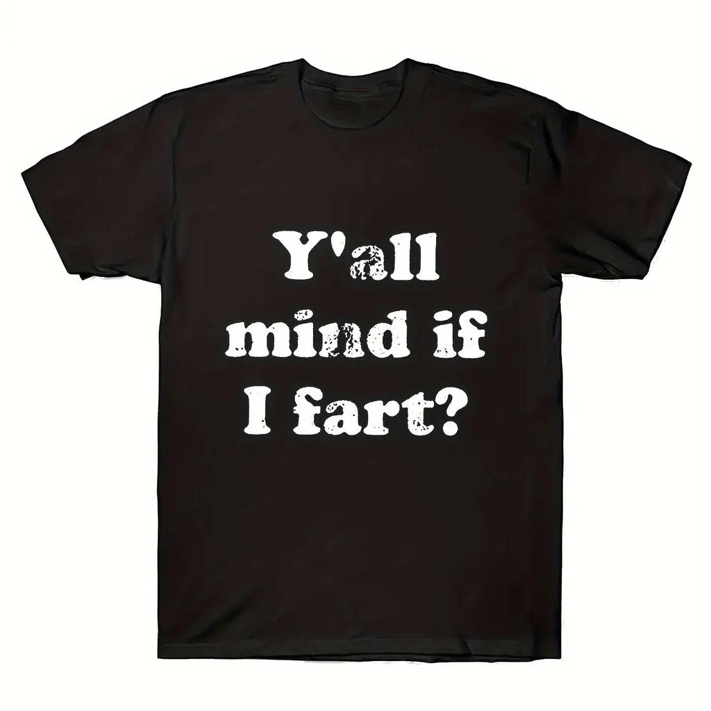 Einzigartiges I Love To Fart Grafik-Print Rundhals Kurzarm T-Shirt für Herren - Bequeme, atmungsaktive und modische Freizeitkleidung