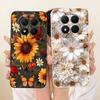 For Xiaomi Redmi Note 15 Pro+ 15Pro 5G Cute Cat Flower Cartoon Phone Case For Redmi Note 15 Pro Plus 5G Soft Silicone Bumpers