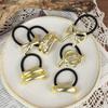 Minimalist Metal Hair Ring - New Korean Style High-End Ponytail Tie Rubber Band.