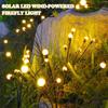 10 LED Solar Firefly Light Garden Waterproof Swaying Lamp Outdoor Landscape Lawn Patio Decor Christmas