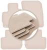 PREMIUM beige Fußmatten für: Mitsubishi Outlander III SUV 2012-