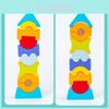 Wooden Stacking Puzzle Blocks For Children Learning And Shape Recognition
