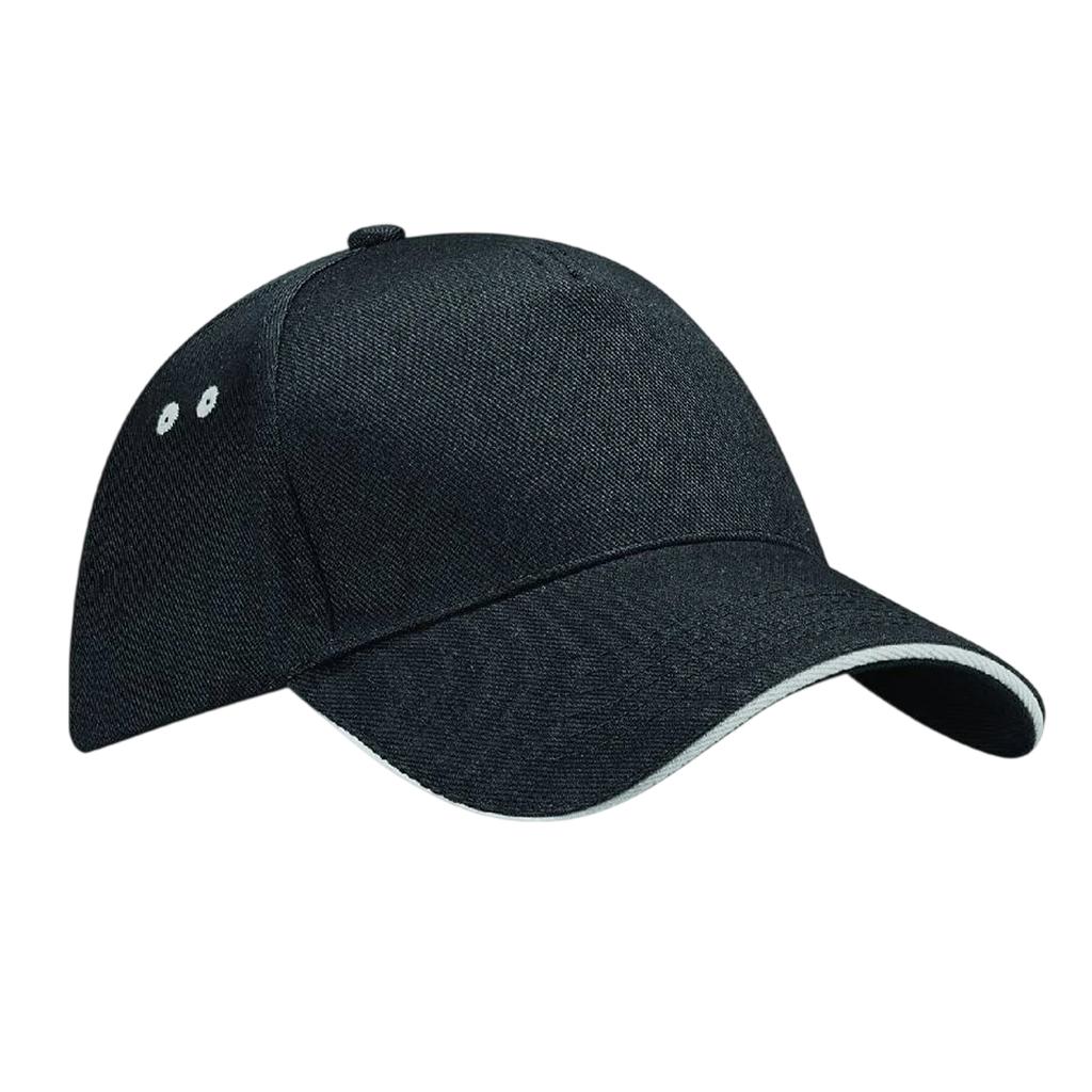 Beechfield Gorra de Béisbol de 5 Paneles con Visera Sándwich