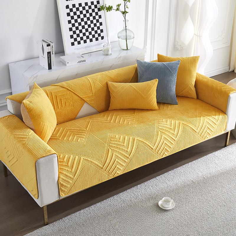 Sofa Cushion Four Seasons Universal Non-Slip Cushion Nordic Simple Sofa Cover All-Inclusive Universal Cover Cover Back Cushion Cover Towel