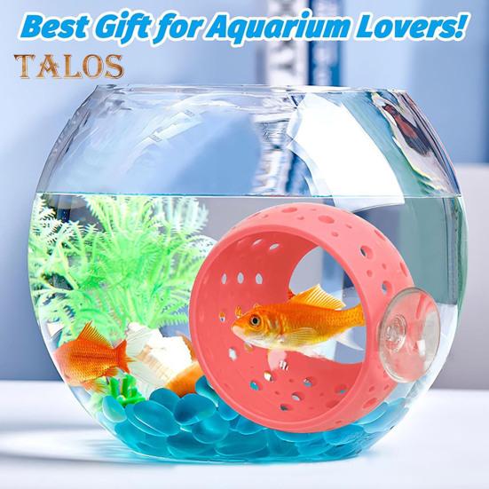 Betta Fish Tunnel Toy Aquarium Fish Hideout with Suction Cup Small Fish Hiding Resting Shelter Shrimp Cave for Fish Tank Decor