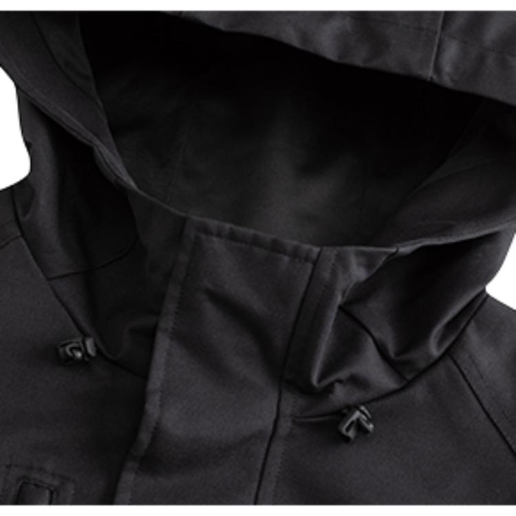 Anta Lifestyle Series Solid Color Zipper Hooded Comfortable Breathable Versatile Jacket Unisex Jacket Black 172518603-4