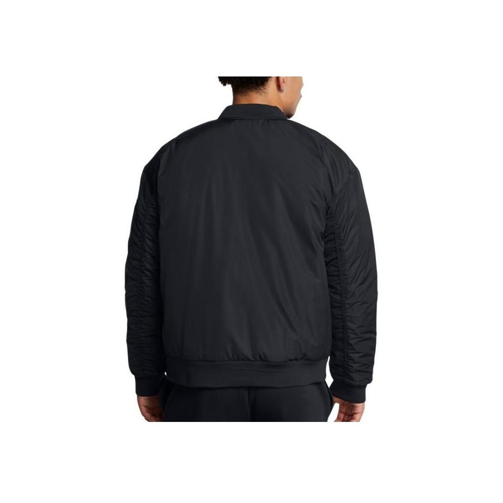 Under Armour Project Rock Woven Training Zip Jacket Men Jackets Black 1387085-001