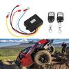Easy Installation Fast Response for Truck ATV SUV Wireless Winch Remote Control Switch Receiver Kit 315-433MHZ Universal