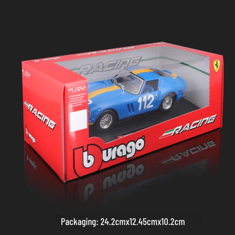 Bimego 1:24 250GTO Racing FXXK Alloy Car Model - Boys Gift