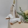 Cross-border Dachshund Pendant: Leather Cartoon Dog Bag & Phone Case Accessory for Cars