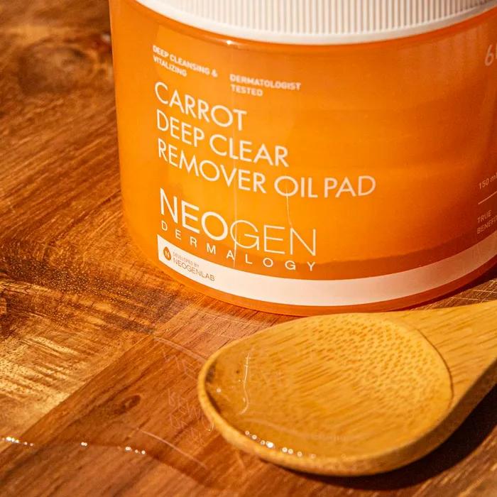 Carrot Deep Clear Remover Oil Pads 60 Sheets