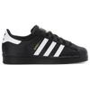 Adidas Originals Superstar Xlg Leather Comfortable Durable Breathable Low Top Kids Sneakers Kids sneakers Black White IG0278