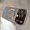 Large Luminous Magnetic iPhone 17 Case with Lens Film and Frosted Design for Apple Type C.