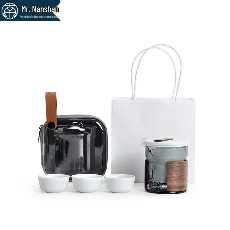 

Portable Ceramic Tea Set - 1 Pot 3 Cups
