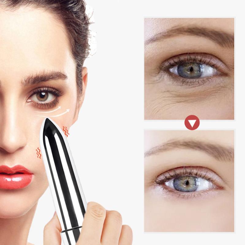 Tragbares vibrierendes Augenmassagegerät Einkanalig Wasserdicht USB Augenermüdungslinderungsmaschine Augenpflegegeräte Massagegerät