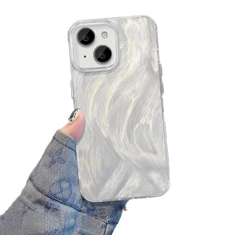 

Подходит для Apple 16 Чехол для мобильного телефона Iphone14promax Plain Shell Feather Yarn Bracket 13 High-end Sense 12 Womens High-end iPhone XR