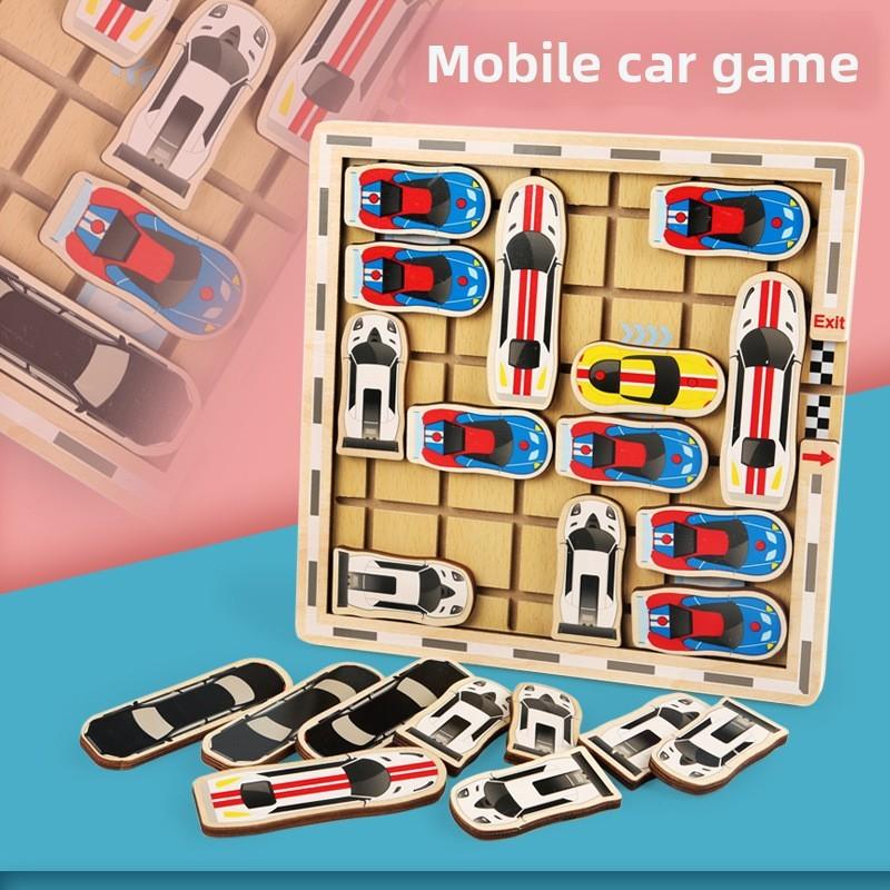 

Car Children Wooden Toys Maze Game Early Education Focus Parent Engagement Gift