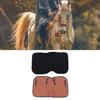 ABRASING Proof Horse Saddle Pad, PU Lther Horse Saddle with Strong Brthability 42.13x25.59in